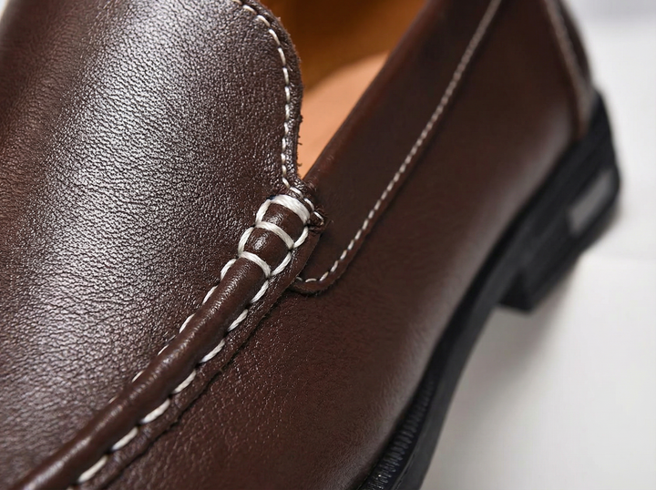 Genuine Leather Loafers | Elegant Comfortable Black Loafers for Men