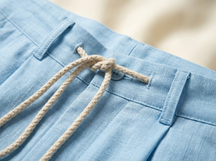 Men's Linen Trousers | Lightweight Stylish Relaxed Fit Pants