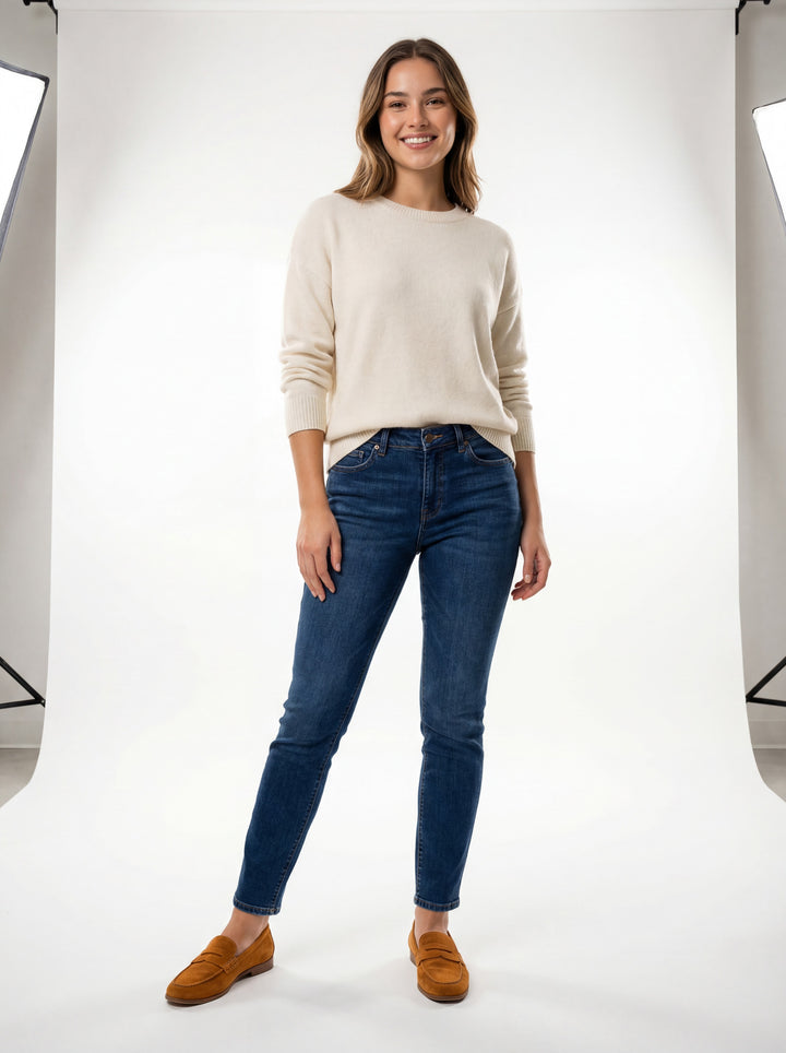 Evelyn | Chic Black Loafers for Women with Cushioned Insole