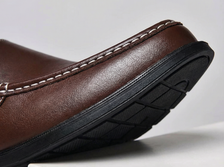 Genuine Leather Loafers | Elegant Comfortable Black Loafers for Men