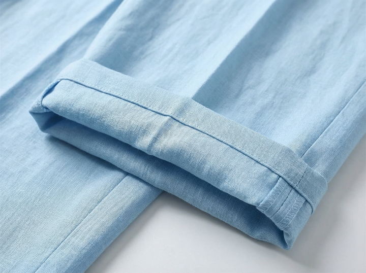 Men's Linen Trousers | Lightweight Stylish Relaxed Fit Pants