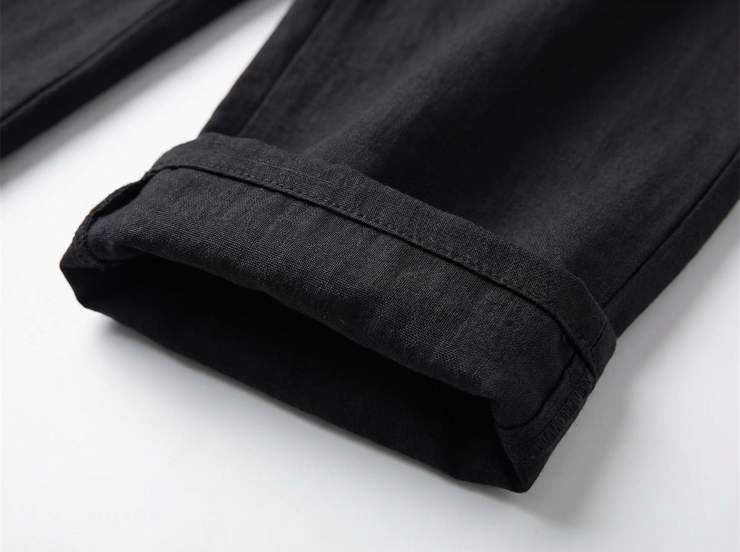 Men's Linen Trousers | Lightweight Stylish Relaxed Fit Pants