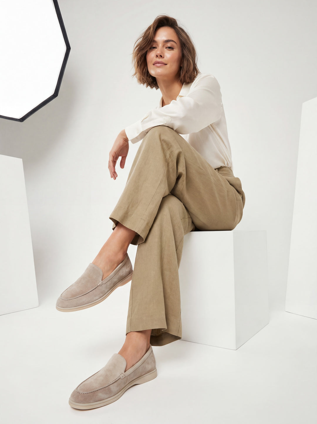 Evelyn | Chic Black Loafers for Women with Cushioned Insole