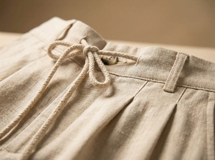 Men's Linen Trousers | Lightweight Stylish Relaxed Fit Pants