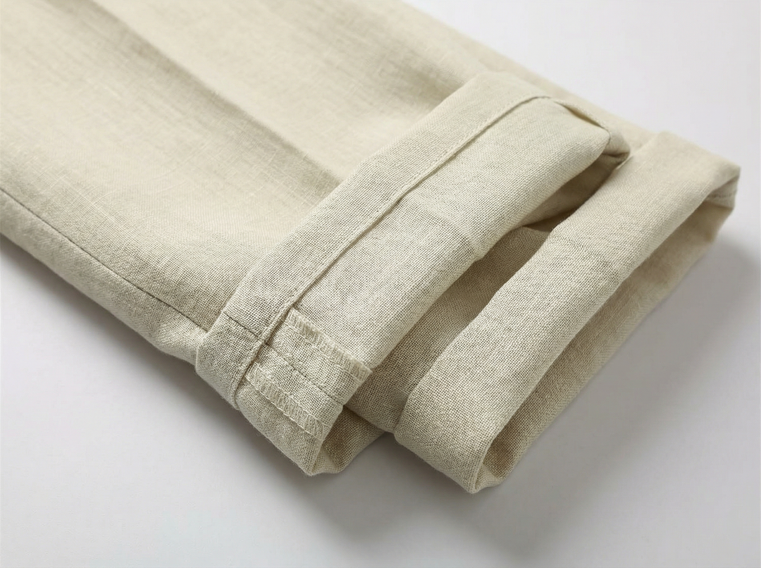 Men's Linen Trousers | Lightweight Stylish Relaxed Fit Pants