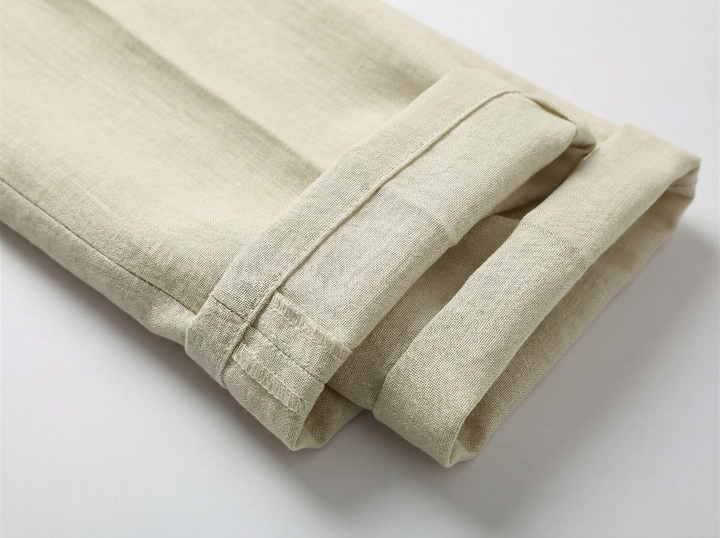 Men's Linen Trousers | Lightweight Stylish Relaxed Fit Pants