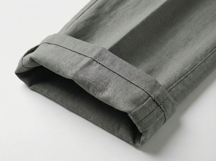 Men's Linen Trousers | Lightweight Stylish Relaxed Fit Pants