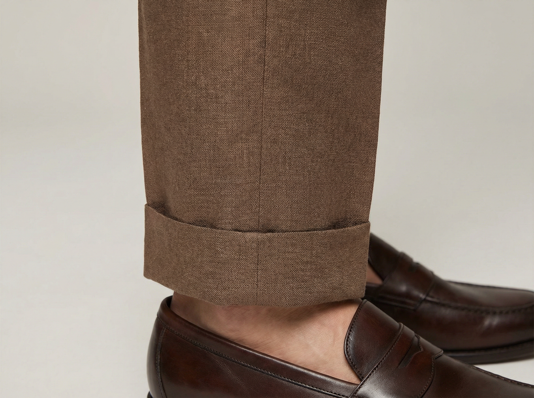 Linen Pants | Elegant Comfortable Ankle-Length Trousers