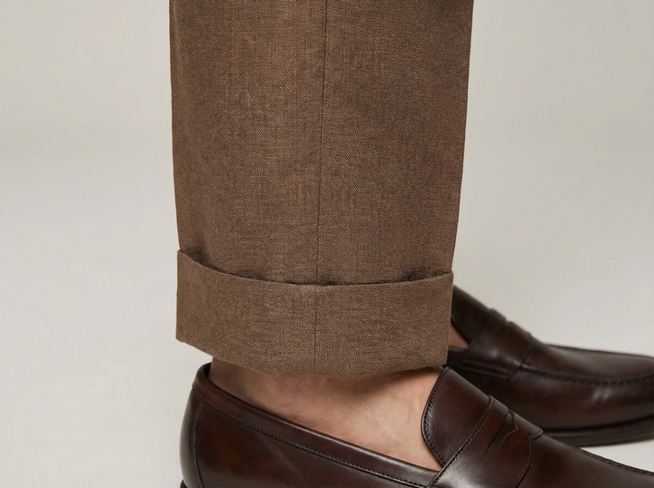 Linen Pants | Elegant Comfortable Ankle-Length Trousers