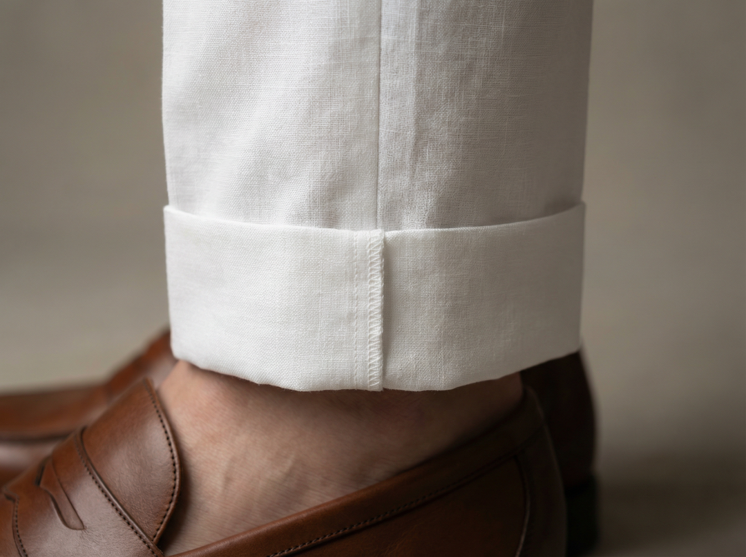 Linen Pants | Elegant Comfortable Ankle-Length Trousers