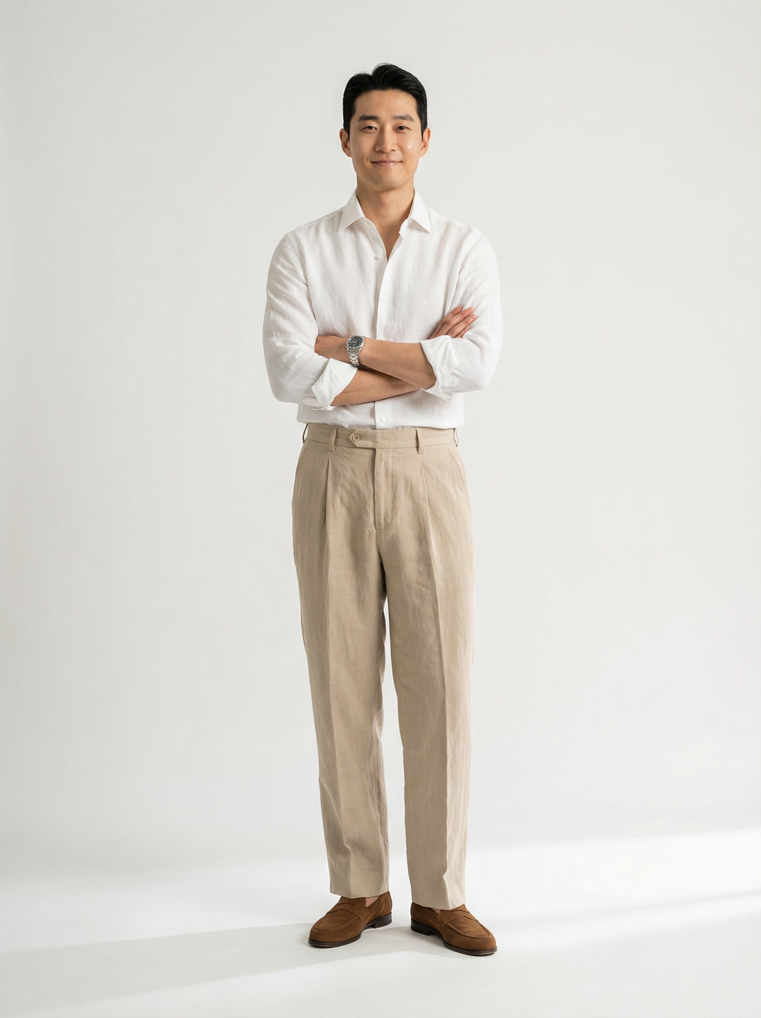 Linen Pants | Elegant Comfortable Ankle-Length Trousers