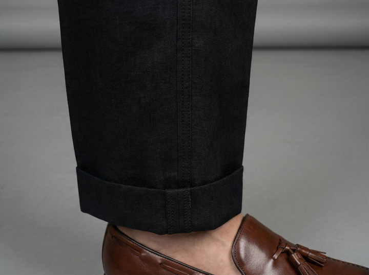 Linen Pants | Elegant Comfortable Ankle-Length Trousers