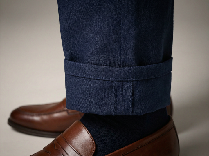 Linen Pants | Elegant Comfortable Ankle-Length Trousers