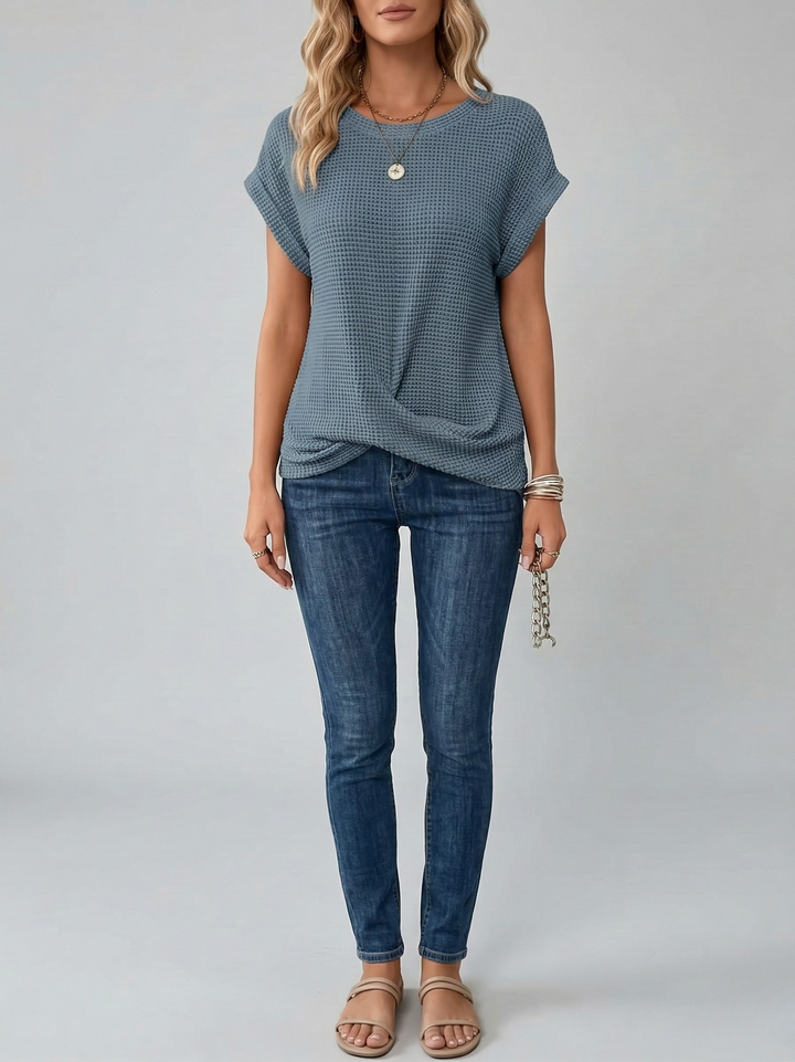 Casual Summer T Shirt | Lightweight Breathable Cotton Top