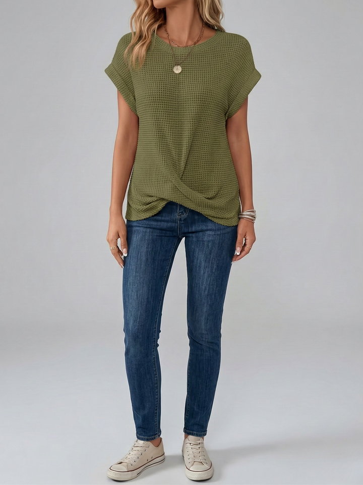 Casual Summer T Shirt | Lightweight Breathable Cotton Top