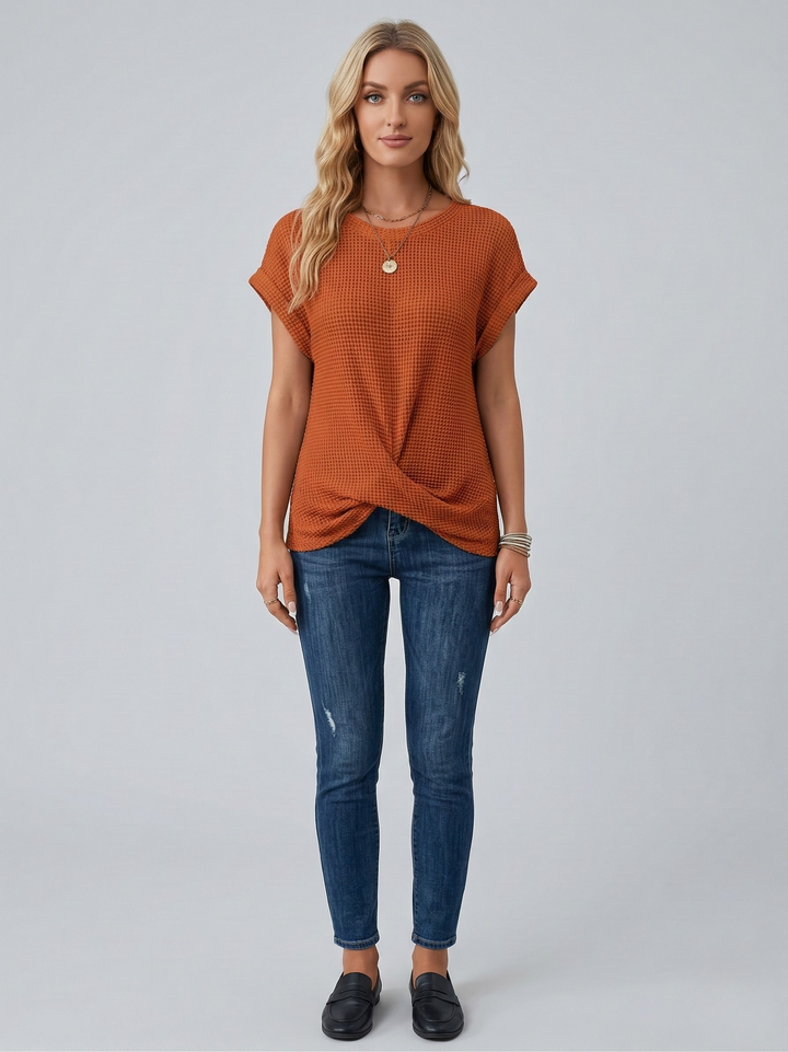 Casual Summer T Shirt | Lightweight Breathable Cotton Top