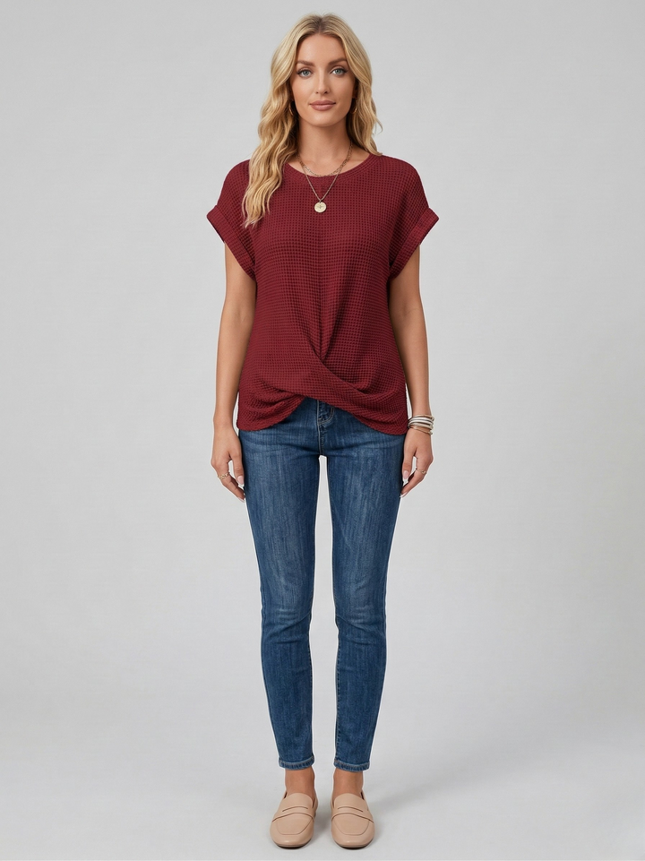 Casual Summer T Shirt | Lightweight Breathable Cotton Top