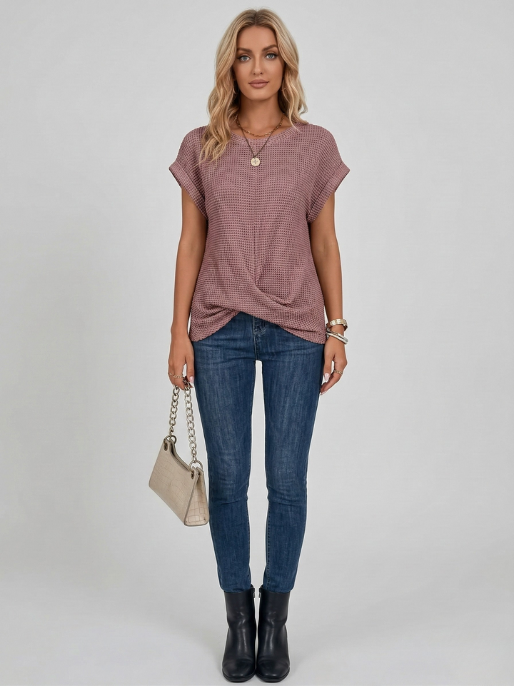 Casual Summer T Shirt | Lightweight Breathable Cotton Top