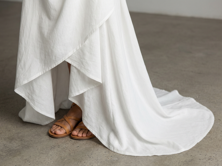 Sophie | Elegant Long Sleeve Maxi Dress with Belt