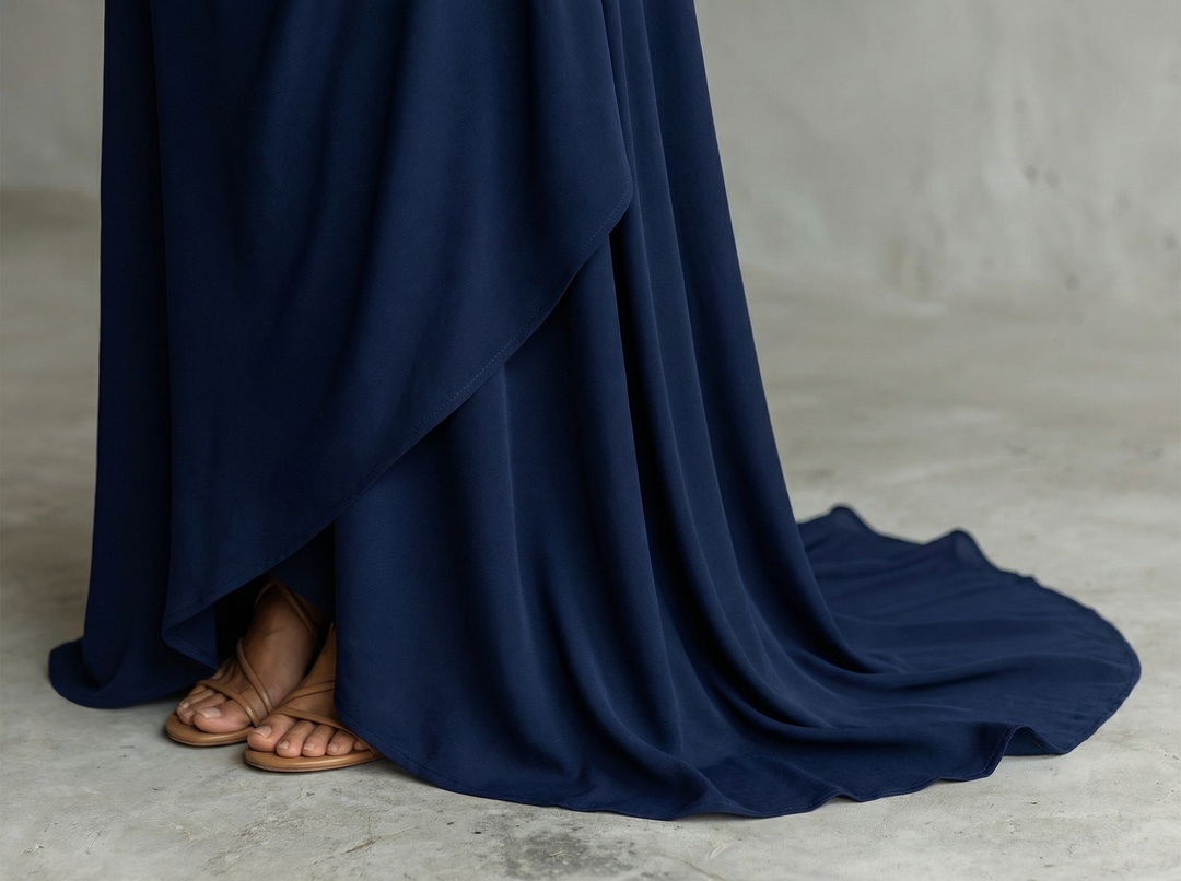 Sophie | Elegant Long Sleeve Maxi Dress with Belt