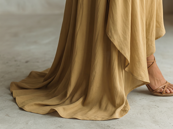 Sophie | Elegant Long Sleeve Maxi Dress with Belt