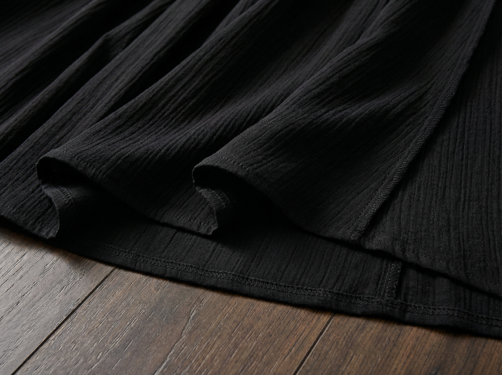 Emma | Chic Long Sleeve Black Maxi Dress for Women