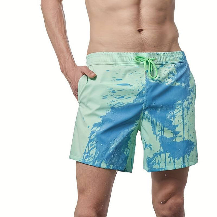 Color-Changing Swim Shorts | Fun Comfortable Mens Swim Trunks 0