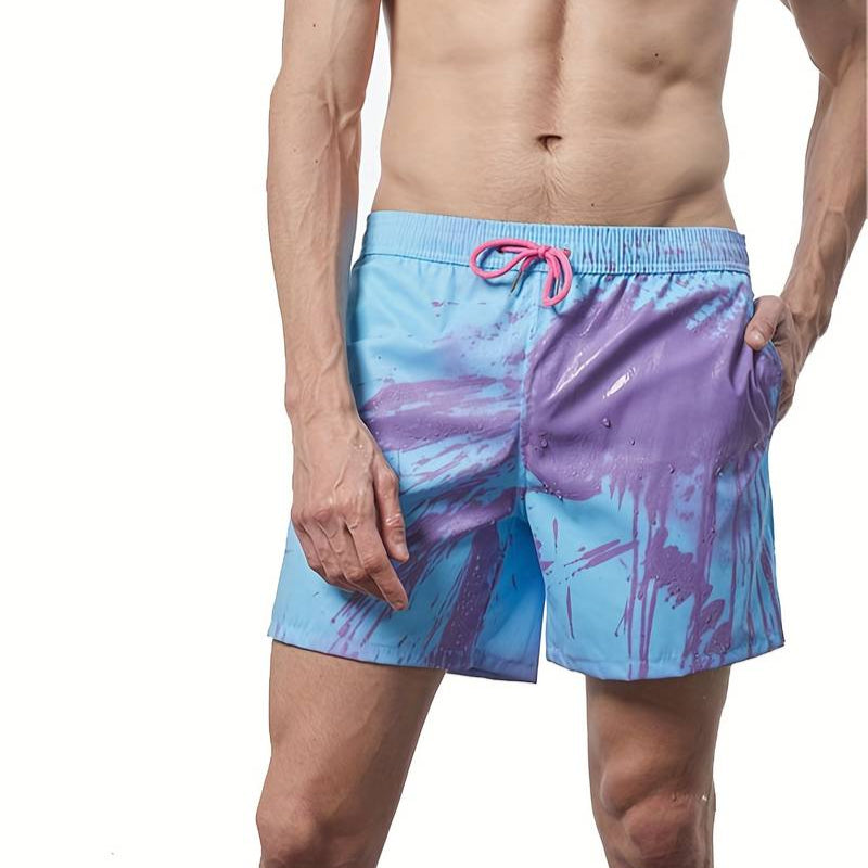 Color-Changing Swim Shorts | Fun Comfortable Mens Swim Trunks 5