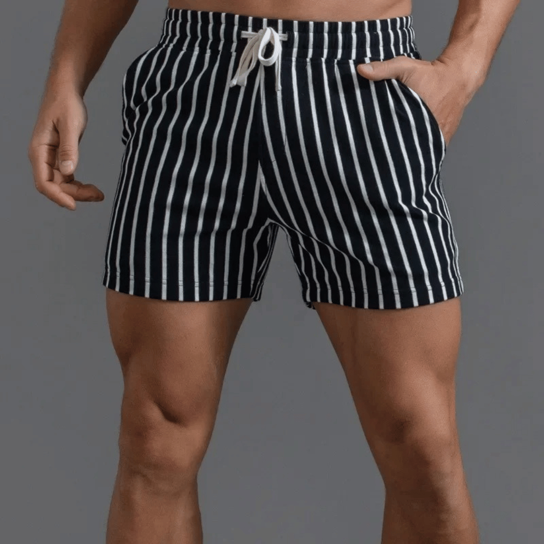 Cotton Striped Shorts | Comfortable Stylish Casual Shorts 2