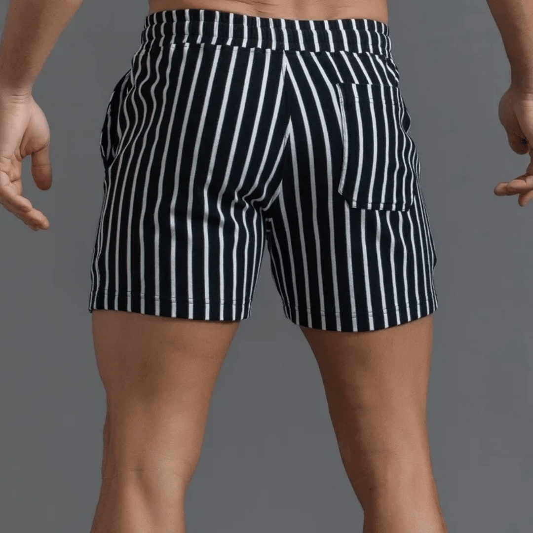 Cotton Striped Shorts | Comfortable Stylish Casual Shorts 3