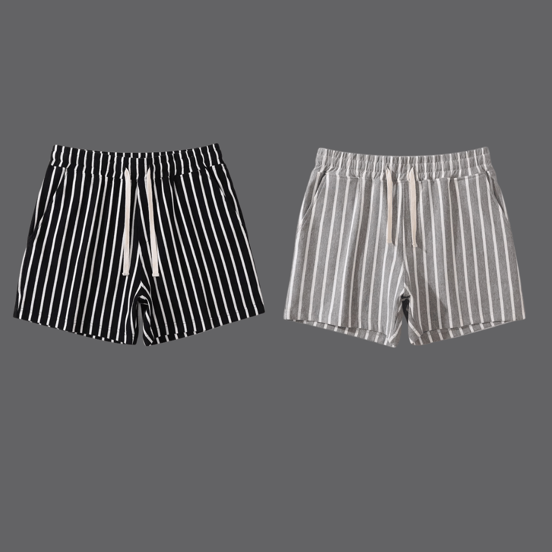Cotton Striped Shorts | Comfortable Stylish Casual Shorts 5