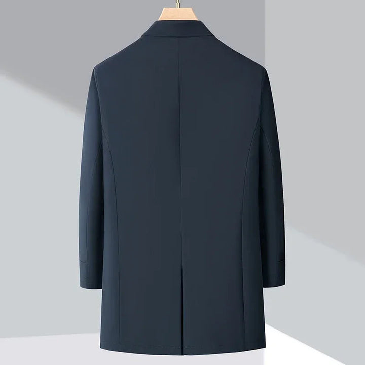 Down Trench Coat | Classic Warm Weather-Resistant Outerwear 1