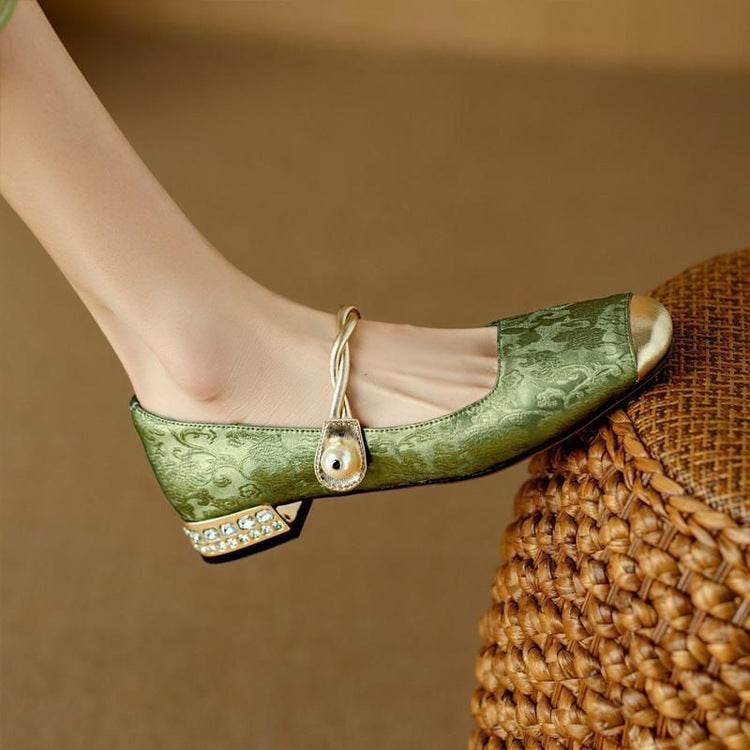 Elegant Vintage Evening Shoes | Stylish Comfortable Party Shoes for Women 1