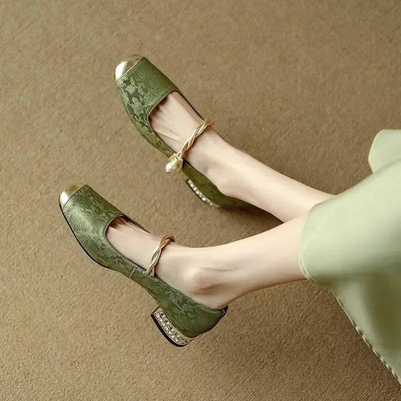 Elegant Vintage Evening Shoes | Stylish Comfortable Party Shoes for Women 2