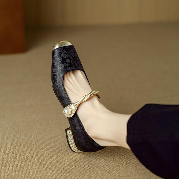 Elegant Vintage Evening Shoes | Stylish Comfortable Party Shoes for Women 8
