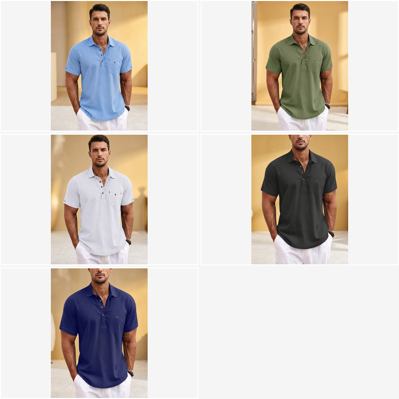 Ethan | Lightweight Casual Mens Polo Shirt