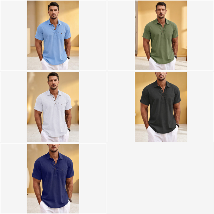 Ethan | Lightweight Casual Mens Polo Shirt