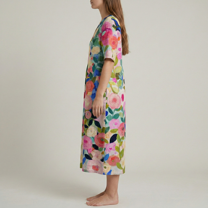Floral Maxi Dress | Elegant Comfortable Summer Dresses 1