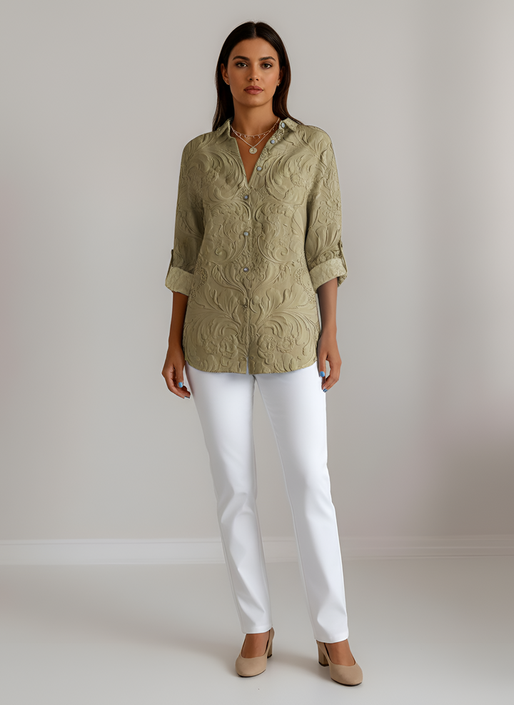Floral Womens Blouse | Lightweight Comfortable Casual Top