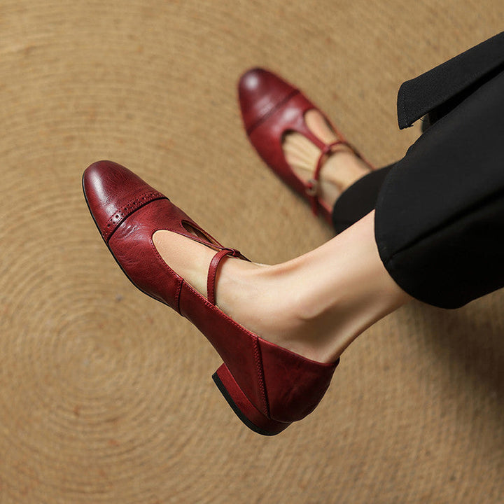 Genuine Leather Flats | Stylish Comfortable Black Flats for Women 2