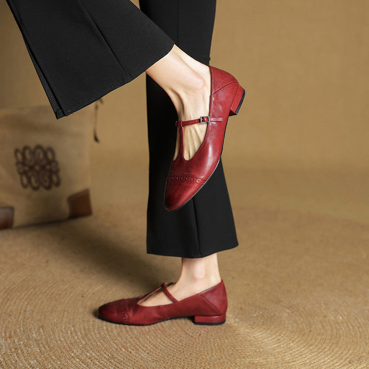 Genuine Leather Flats | Stylish Comfortable Black Flats for Women 3