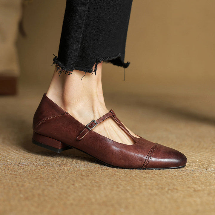 Genuine Leather Flats | Stylish Comfortable Black Flats for Women 8