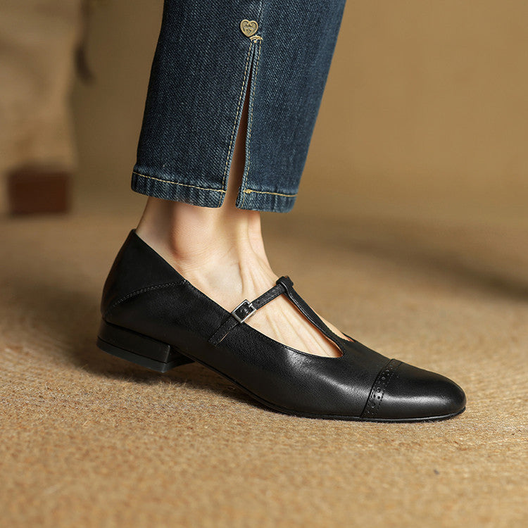 Genuine Leather Flats | Stylish Comfortable Black Flats for Women 9