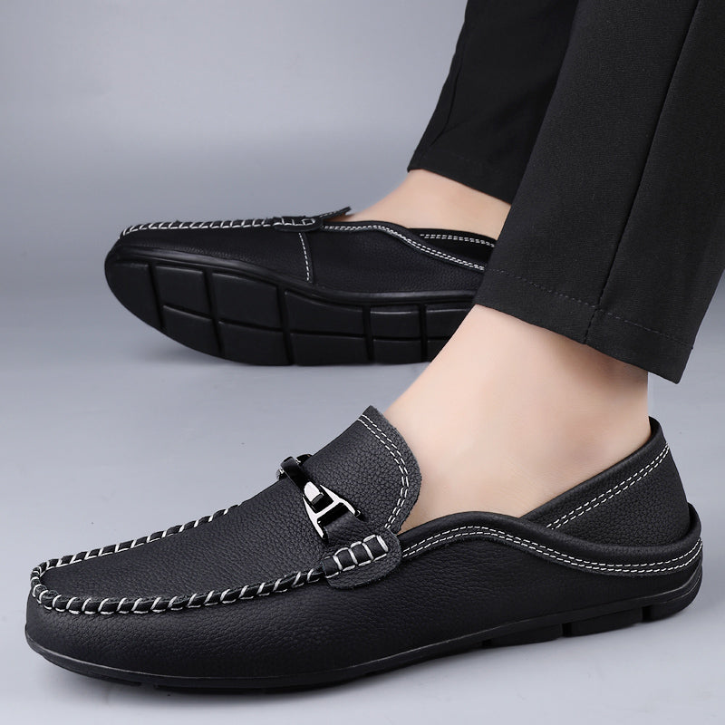 Genuine Leather Loafers | Elegant Comfortable Black Loafers for Women 2