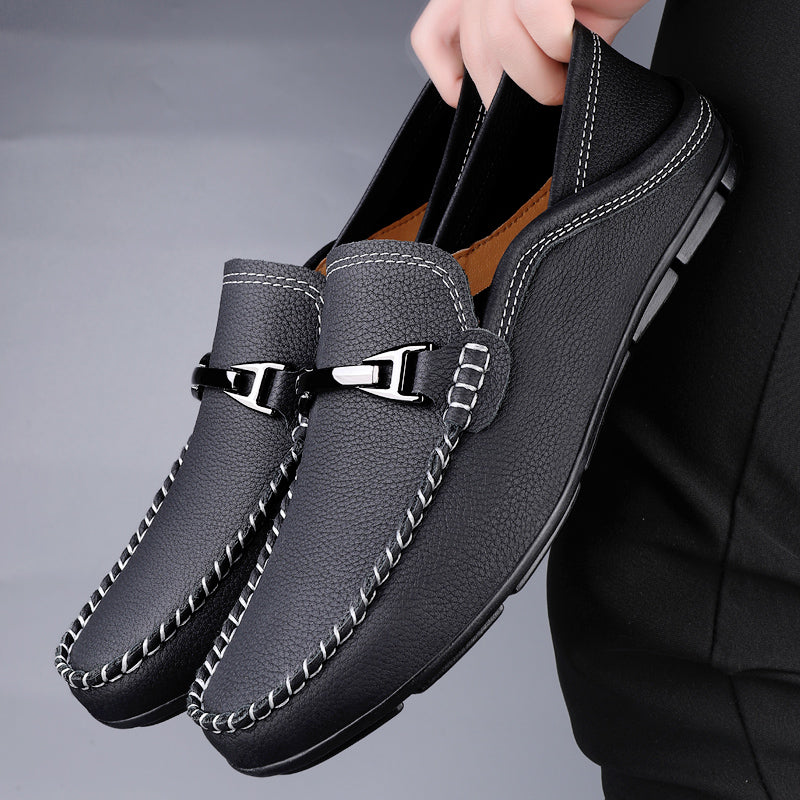Genuine Leather Loafers | Elegant Comfortable Black Loafers for Women 4