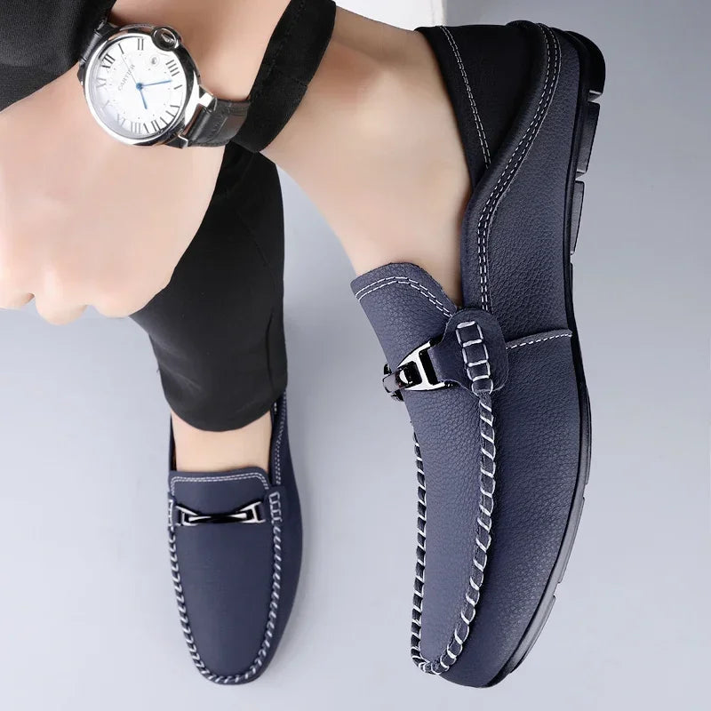 Genuine Leather Loafers | Elegant Comfortable Black Loafers for Women 7