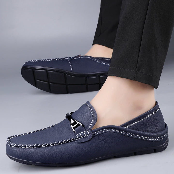 Genuine Leather Loafers | Elegant Comfortable Black Loafers for Women 8