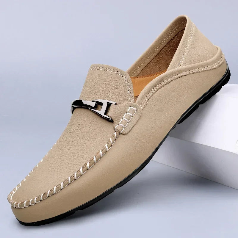 Genuine Leather Loafers | Elegant Comfortable Black Loafers for Women 9
