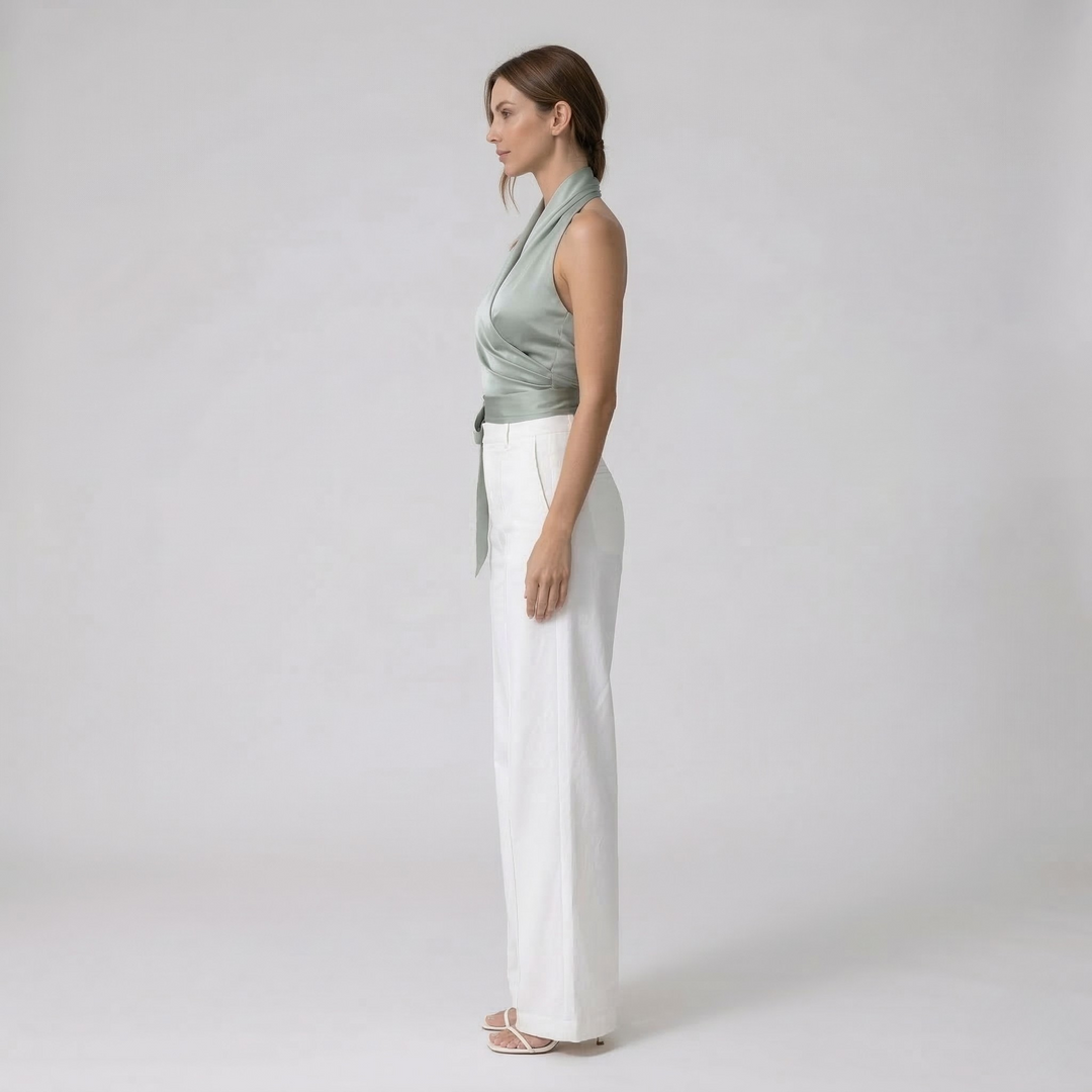 Halter Neck Blouse | Elegant Stylish Women's Top for Going Out
