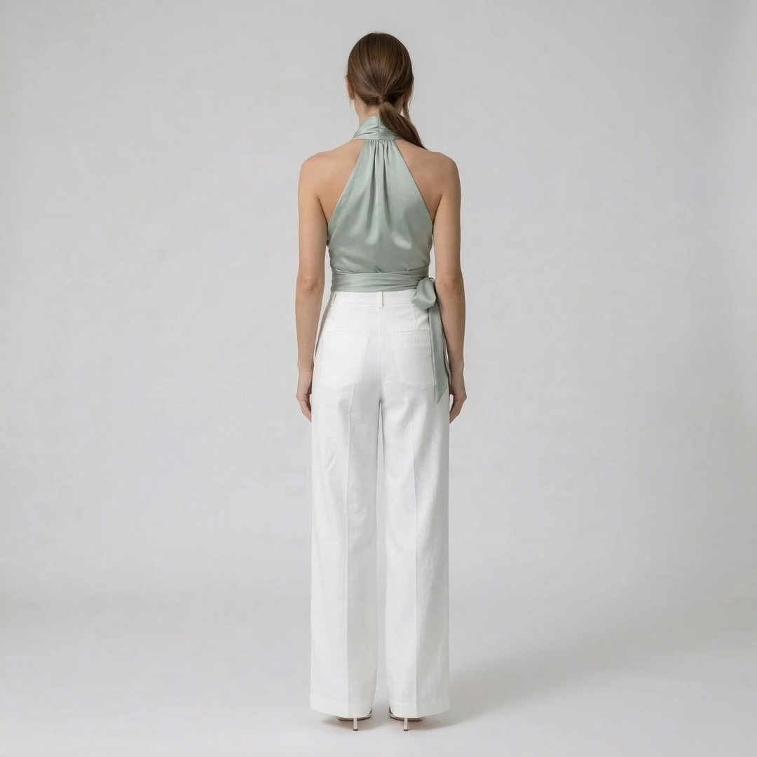 Halter Neck Blouse | Elegant Stylish Women's Top for Going Out